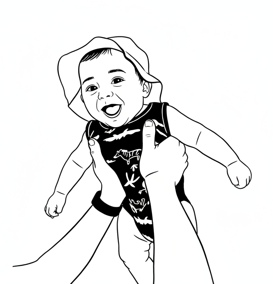 Baby moments illustration